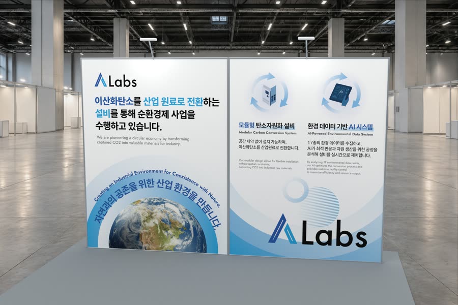 에이랩스 이산화탄소 자원화 설비 · 세트 백월 (화이트)