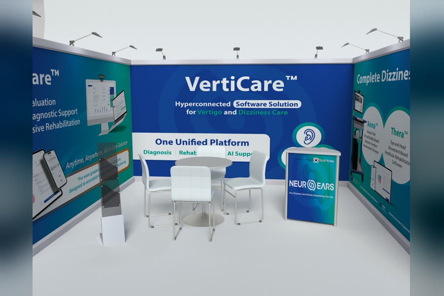 뉴로이어즈 VertiCare 소프트웨어 · 부스