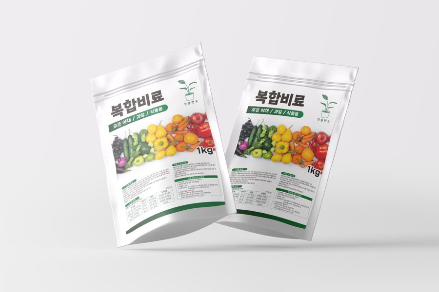 와이앤알컴퍼니 복합비료 · 파우치 패키지